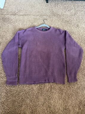 Sperry Men's Crewneck Sweater in Lavender Purple
